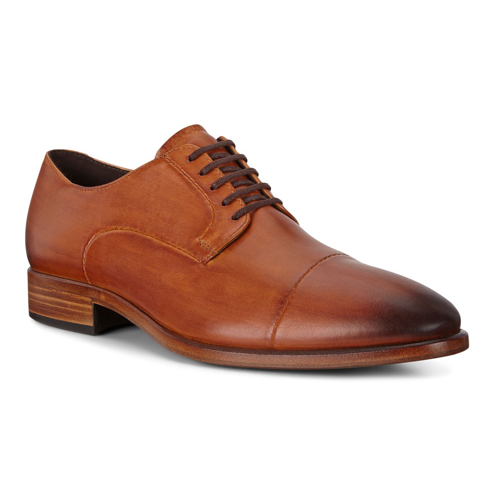 Zapatos Derby Hombre - ECCO Vitrus Mondial Cap-Toes - Marrom - KFP891634